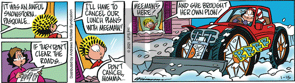 Rose is Rose on Friday January 15, 2021 Comic Strip