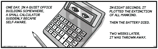 F Minus on Saturday July 21, 2007 Comic Strip