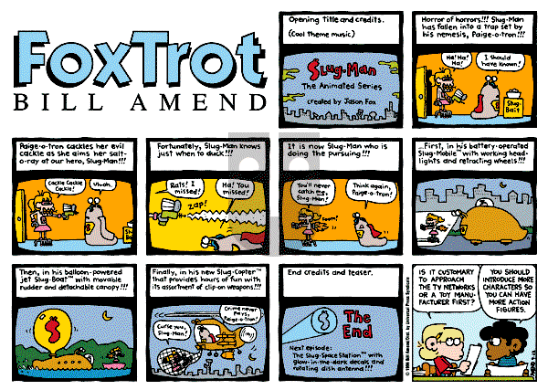 FoxTrot on Sunday September 22, 1996 Comic Strip