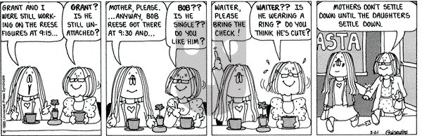 Cathy Classics on Thursday March 21, 1985 Comic Strip