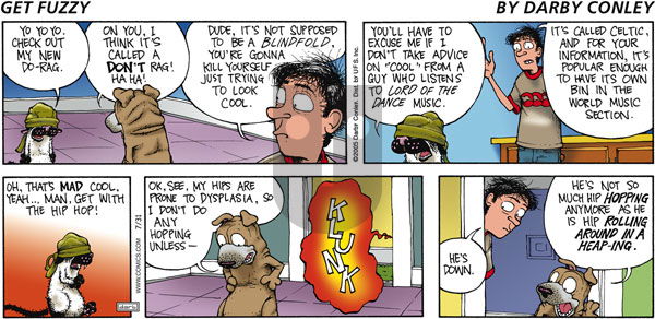 Get Fuzzy on Sunday July 31, 2005 Comic Strip