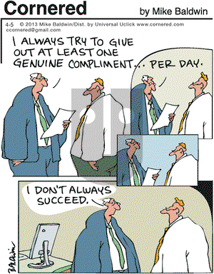 Cornered on Friday April 5, 2013 Comic Strip