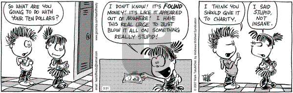 Heart of the City on Friday March 31, 2017 Comic Strip