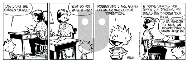 Calvin and Hobbes on Monday May 2, 1988 Comic Strip