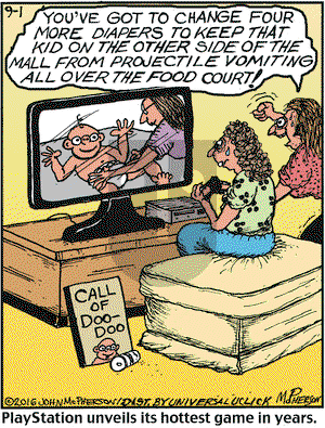 Close to Home on Thursday September 1, 2016 Comic Strip