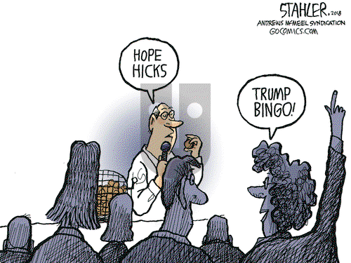 Jeff Stahler on Saturday March 3, 2018 Comic Strip