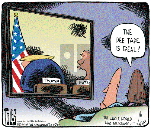 Tom Toles on Wednesday July 18, 2018 Comic Strip