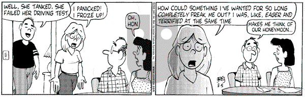 Luann on Saturday August 5, 2000 Comic Strip
