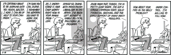 Doonesbury on Wednesday November 18, 1981 Comic Strip