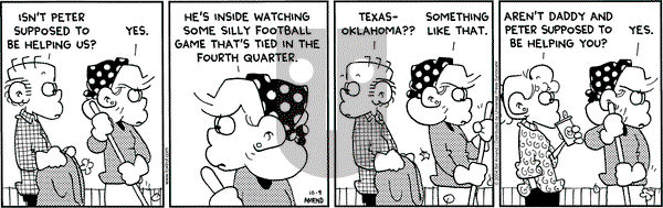 FoxTrot - Saturday October 9, 2004 Comic Strip