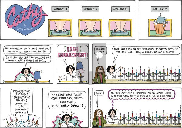 Cathy Classics on Sunday January 24, 2010 Comic Strip