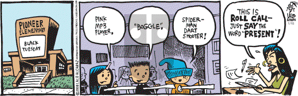 La Cucaracha on Tuesday January 15, 2008 Comic Strip