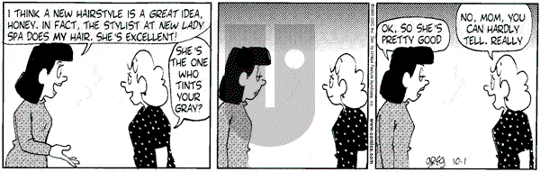 Luann on Friday October 1, 1999 Comic Strip