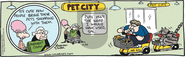 Lola on Wednesday February 16, 2005 Comic Strip