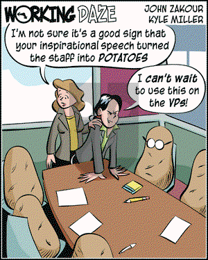 Working Daze on Monday May 5, 2003 Comic Strip