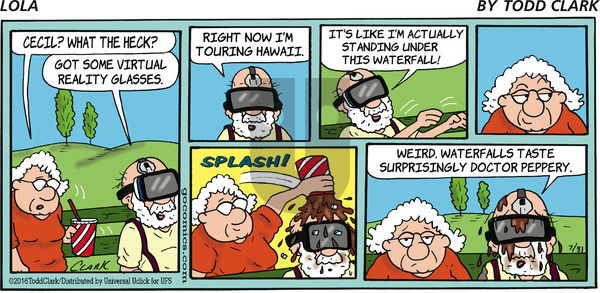 Lola on Sunday July 31, 2016 Comic Strip