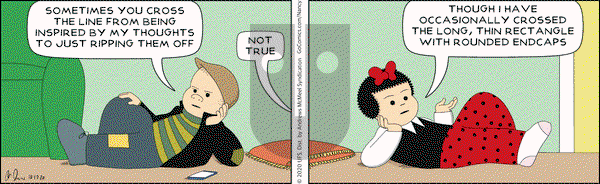 Nancy on Saturday October 17, 2020 Comic Strip