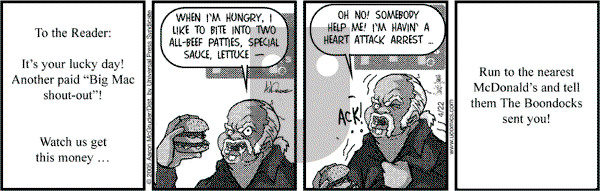 The Boondocks on Friday November 23, 2012 Comic Strip