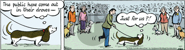 Fred Basset on Saturday March 27, 2021 Comic Strip