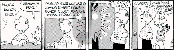 Drabble on Monday January 24, 2000 Comic Strip