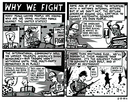 Ted Rall on Thursday June 18, 1998 Comic Strip