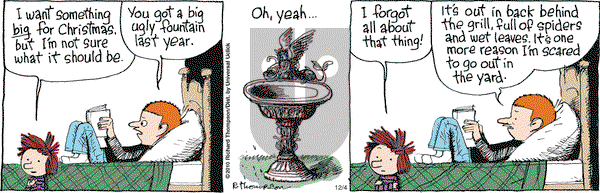 Cul de Sac on Friday December 4, 2015 Comic Strip