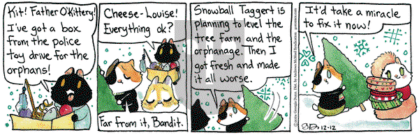 Breaking Cat News - Thursday December 12, 2024 Comic Strip