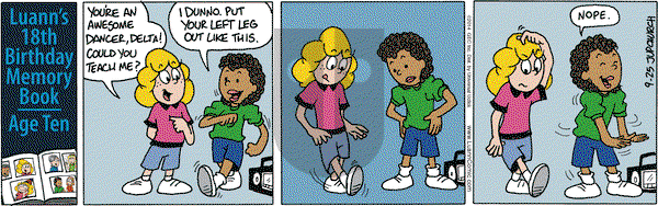 Luann on Thursday September 25, 2014 Comic Strip