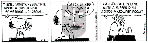 Peanuts on Friday May 6, 1988 Comic Strip
