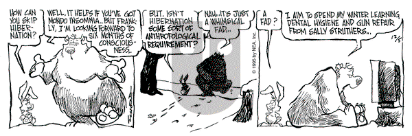 The Grizzwells on Tuesday December 5, 1995 Comic Strip