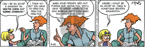 Cleats on Monday September 22, 2008 Comic Strip