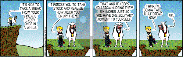 Cow and Boy Classics on Thursday November 13, 2008 Comic Strip