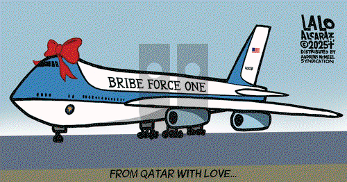 Lalo Alcaraz on Tuesday May 13, 2025 Comic Strip