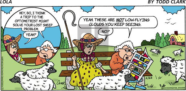 Lola on Sunday February 26, 2012 Comic Strip