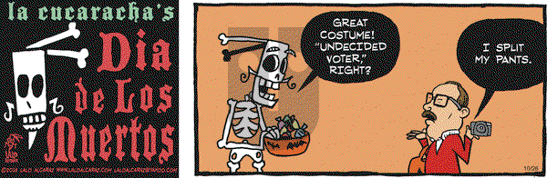 La Cucaracha - Wednesday October 26, 2016 Comic Strip