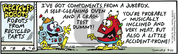 Frank and Ernest on Thursday September 10, 2009 Comic Strip