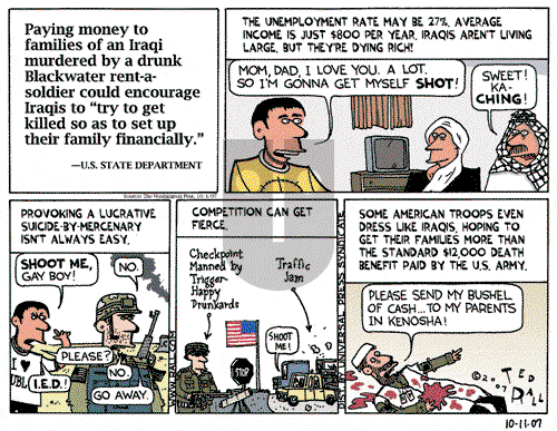 Ted Rall on Thursday October 11, 2007 Comic Strip