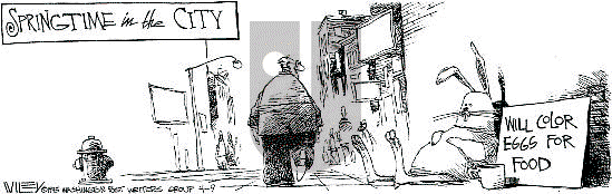 Non Sequitur on Friday April 9, 1993 Comic Strip