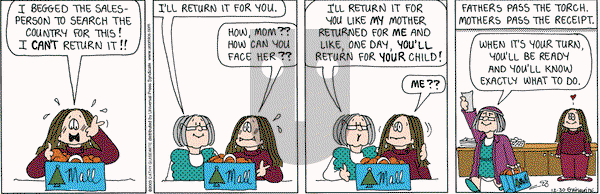 Cathy Classics on Tuesday December 30, 2003 Comic Strip
