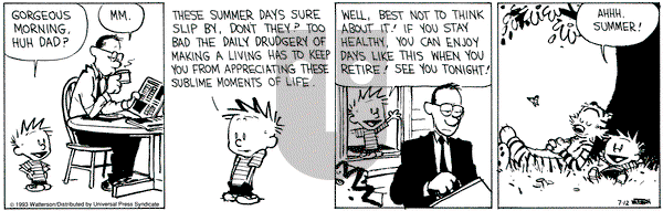 Calvin and Hobbes on Monday July 12, 1993 Comic Strip