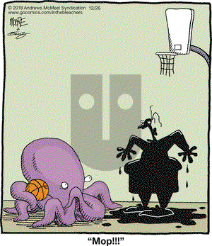 In the Bleachers on Wednesday December 26, 2018 Comic Strip