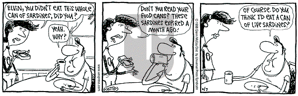 The Duplex on Saturday February 7, 1998 Comic Strip