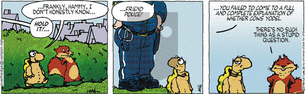 Over the Hedge on Thursday October 9, 2014 Comic Strip