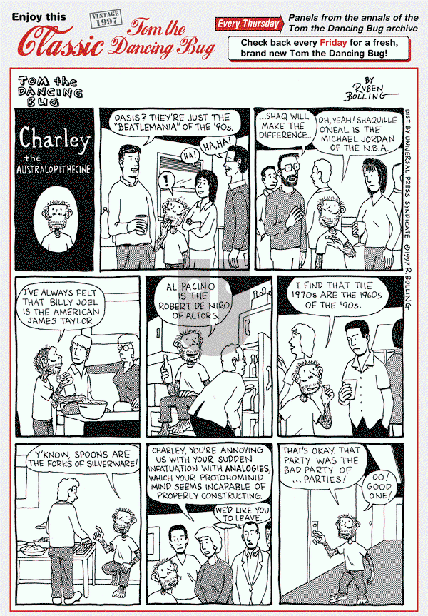 Tom the Dancing Bug on Thursday October 19, 2017 Comic Strip