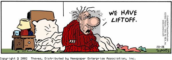 Frank and Ernest on Friday October 18, 2002 Comic Strip