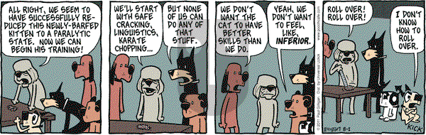 Pooch Cafe on Monday August 1, 2011 Comic Strip