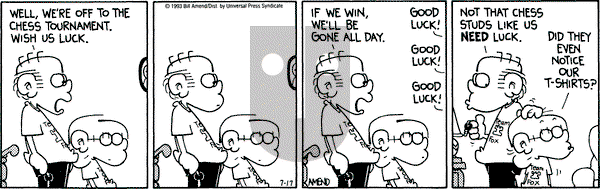FoxTrot on Saturday July 17, 1993 Comic Strip