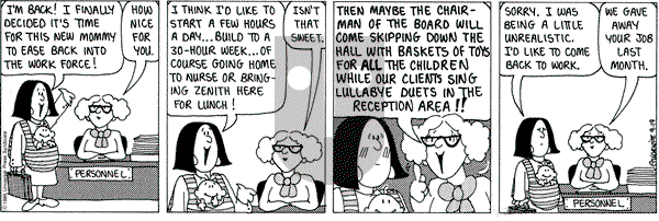 Cathy Classics on Friday September 19, 1986 Comic Strip