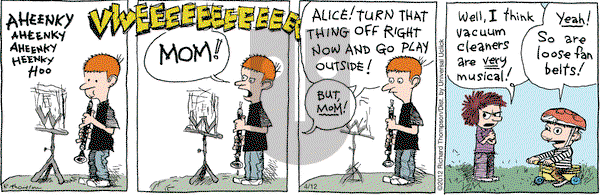 Cul de Sac on Thursday April 12, 2012 Comic Strip