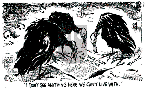 Pat Oliphant on Wednesday February 3, 1993 Comic Strip